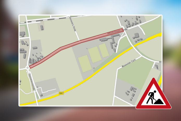 Alfred-Flender-Straße wird ab 19. Oktober voll gesperrt